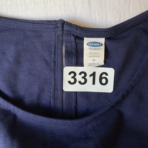 Old Navy Women Maternity Dress Size M A-Line Embroidered Sleeveless Knee Length - Picture 3 of 9